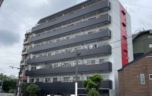 築43年のマンションの外壁塗装ほか改修工事
